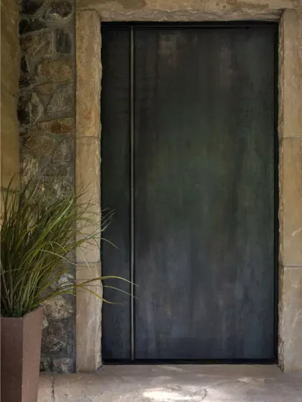 porta in ferro design esterno