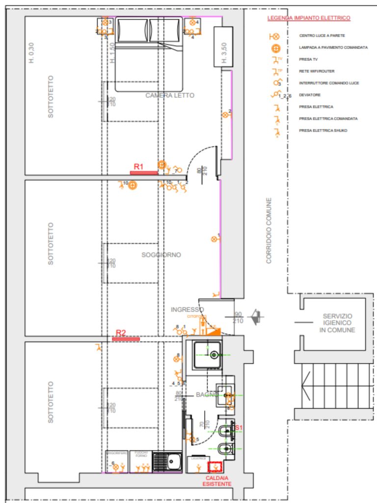 progetto ristrutturazione mansarda